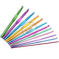 콩들 컬러 코바늘 세트 12p 뜨개질