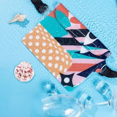 手機防水袋 戶外潛水漂流游泳適用 可觸屏大容量腰包手機套, 1個, 【防水腰包/超強大容量】魔幻斑點,均碼