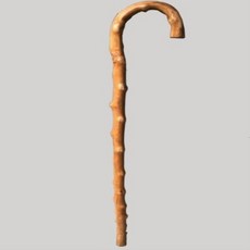 튼튼한 명아주 지팡이 나무 원목 미끄럼 방지 트레킹, 002, 1개