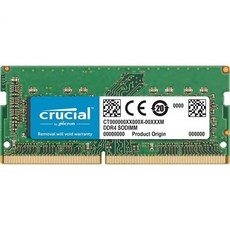 130668 Crucial RAM 32GB DDR4 2666 MHz CL19 메모리 맥용 (CT32G4S266M), 121418 Crucial RAM 32GB DDR4 2