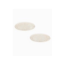 퀼트스타 시크릿 파리 타원형 참장식_실버, 실버, 1개