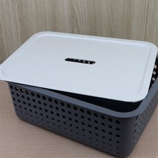 보급창고 접이식 바스켓 사각바스켓, 3L - 원형