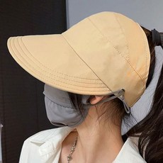자외선차단 보닛햇 마스크걸이 썬캡 자외선차단 모자_258595GF