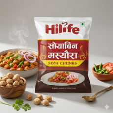 SOYA CHUNKS 200g 소야 청크 HILIFE 네팔 음식 NEPAL, 1개