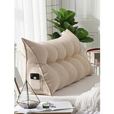 푹신한 대형 삼각쿠션 침대 등받이 허리 보호 쿠션