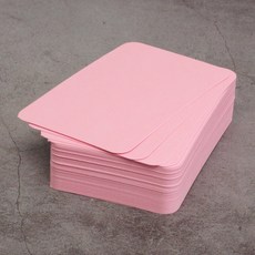 미즈코스 100매 카드 메모지 심플 메모 미니 단어장 다꾸 메모잇, 200매, 핑크, 1세트