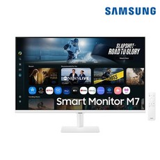 삼성전자 스마트모니터 M7 32인치 25년형 80CM UHD 4K IPTV AI기능, LS32FM701 화이트