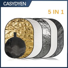 가방과 함께 접을 수 있는 사진 반사경 150x200cm 5 in 1 멀티 디스크, 01 150x200cm, 1개