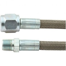 Allstar Performance ALL46420 18 18인치 4겹 강철 호스 1 8인치 NPT 회색 2179485, 24"(1 Piece)