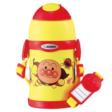 ZOJIRUSHI 象印 不鏽鋼酷涼瓶 吸管型 ST-ZH45A, 1個, 麵包超人