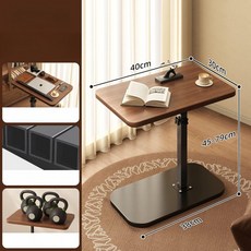 차량 노트북 거치대 앞좌석 테이블 폴딩 조수석 책상, 1개