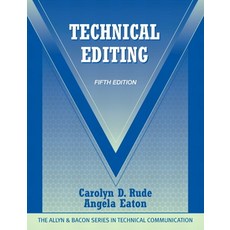 (英文圖書)Technical Editing 平裝版, Pearson, 英文