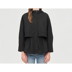 여성 중기장 사파리 점퍼 L21D1JP151_BK