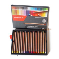 Caran d'Ache Luminance 6901 極致專家級油性色鉛筆 40色, 詳見包裝
