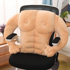 에이원 팔베개쿠션 남자친구 바디필로우 팔베개인형, 4. 피트니스 여성 50x70cm, 1개, 1.대형 가슴근육 50x70cm