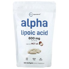 마이크로 인그리디언츠 알파 리포산 200mg Micro Ingredients Alpha Lipoic Acid 200 mg 300정, 1개