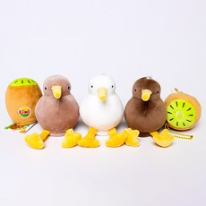 회까닥 해가닥 키위새 반전 인형 키링 봉제인형 토이비 TOYB, 키위새(화이트), 1개, 10cm
