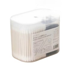 SP SAUCE 雙頭棉花棒套裝 四種頭型 黑白雙色, 1個, 300個裝