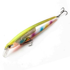 에이린 플로팅 미노우 130mm 18.5g 플래쉬 부스트 농어 삼치 넙치농어 광어 방어 미노우 플래쉬부스트 하드베이트, 오로라, 1개