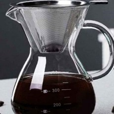 카파레서버홈카페 커피서버 드립서버 필터 세트 핸드드립 내열유리커피서버
