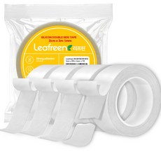 리프린 찢어쓰는 초강력 메쉬 실리콘 양면테이프 투명 클리어겔 3m X 3m X 1mm, 4개