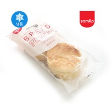 삼립 냉동 쫄깃한 잉글리쉬 머핀 240g (60gX4입) 머핀빵 버거번 브런치 식사빵, 1개