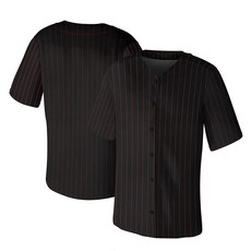 Aizqaoalk 야구 저지 남성용 블랭크 셔츠 반소매 힙합 스포츠 캐주얼 버튼 다운 유니폼 462239