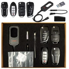 LAUNCH X431 키 프로그래머 4 세트 IMMO 프로그래밍 도구는 PAD VIMMO ELITEIMMO PLUS PROG 3과 함께 작동, 02 with 4 Keys Set, 01 CHINA