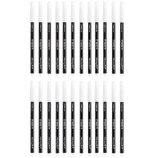 라인플러스 만점합격 컴퓨터용 싸인펜, 흑색, 24개