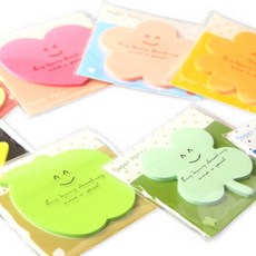 미니 접착메모지 무지 체크리스트 다꾸문구, 1개, 네잎클로버