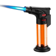 4팩 토치 라이터 제트 불꽃 부탄 가스 벽난로 그릴 주방용 미니 리필 방풍 2025 신제품