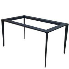 철제 식탁다리 프레임 지지대 DIY 책상다리 장식장, 2000x800 엘레강트 블랙