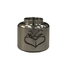 티타늄 합금 EDC 아웃도어 장식용 나이프 비즈 재미있는 표정 랜야드 펜던트 키체인 DIY 백팩 액세서리, 03 C