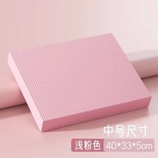 두꺼운운동매 무릎패드 부상방 음 균형 사각 매, 1개, M. 40.0m 사쿠라 더