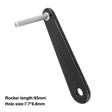 EKFAN 釣具改裝 船釣搖臂 適用傳統魚線輪 手柄配件 多種規格, 95mm黑色, 1個