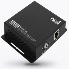 장거리 HDMI 신호 증폭기 리모콘 수신기 CAT6 UTP 확대 리모컨 거리연장, 4K HDMI 리피터 수신기