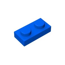 1X2 호환블록 3023 28653 6225 모델 호환, 1개, 050 Blue