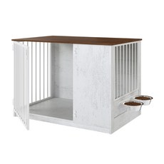 KIDS PARK 歐洲Hao狗屋 附食碗設計 91.5 x 59.8 x 64cm, 白色, 1箱