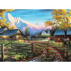 버팔로게임즈 직소퍼즐 - 컨트리 라이프 - 찰스 블랙 - 서양 라이프스타일 - 성인용 1000피스 직소 퍼즐 - 게임의 밤에 완벽한 도전적인 퍼즐 - 완성 사이즈는 66.75