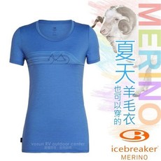 【Icebreaker】流線單車_送》女 款輕薄透氣圓領短袖羊毛排汗衣 150 TECH-LITE T恤_104602