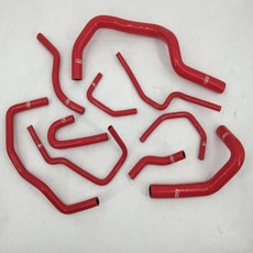 실리콘 라디에이터 히터 호스 키트 혼다 호환 CRV 1997-2001 MK1 B18 B20 에, 02 빨간, 1개