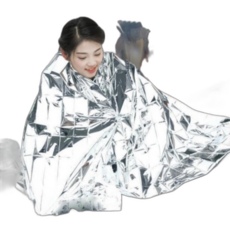 방한 은박 비상담요 캠핑용품, 160x210, 1개