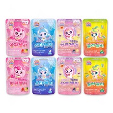 프린세스 캐치티니핑 젤리 4종, 2세트, 200g, 하츄왕관+사뿐소다+뽀니컬러+아름하트