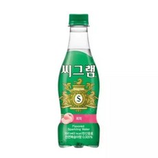 코카콜라 씨g 피치 350ml 페트 탄산수간식 회사간식 탕비실간식, 1개