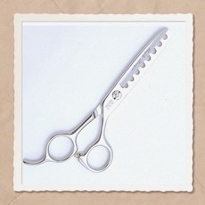 (髮克希) 6吋龍紋打薄剪刀 圓齒, 1個