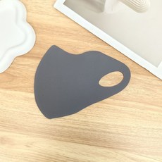 防曬面罩軟骨支撐3d立體透氣易呼吸全臉防紫外線冰絲臉基尼口罩女, 1個, 灰色【薄款防曬小口罩】