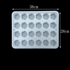 糕點定型盤 綠豆糕/米發糕模具 桃子櫻花/花形扇貝多款造型, 1個, F-5瓣花型模具（26cm*38cm）