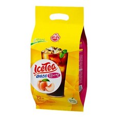 오뚜기 아이스티 복숭아맛(70T) 980G, 14g, 70개입, 1개