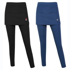 SNP골프 여성 시그니처 스커트 레깅스 세트 골프 팬츠