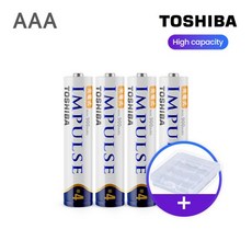 충전지 임펄스 AA 2000mAh 4B 충전용 건전지 도시바, 도시바 충전지 임펄스 AAA 950mAh 4B 충전용, 1개